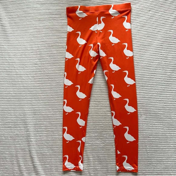 Goose leggings- vibrant orange - size: Medium - Picture 5 of 11